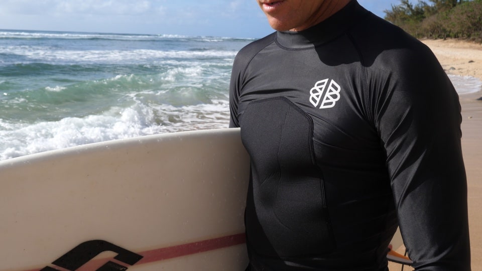 About our padded rash guard